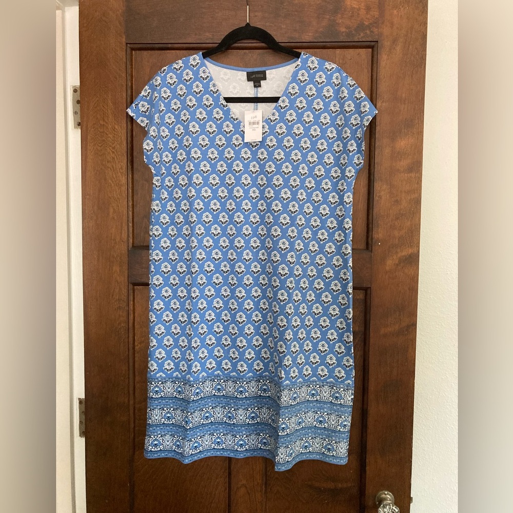 NWT J.jill cap sleeve dress from wearever collection
